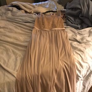 A wedding dress